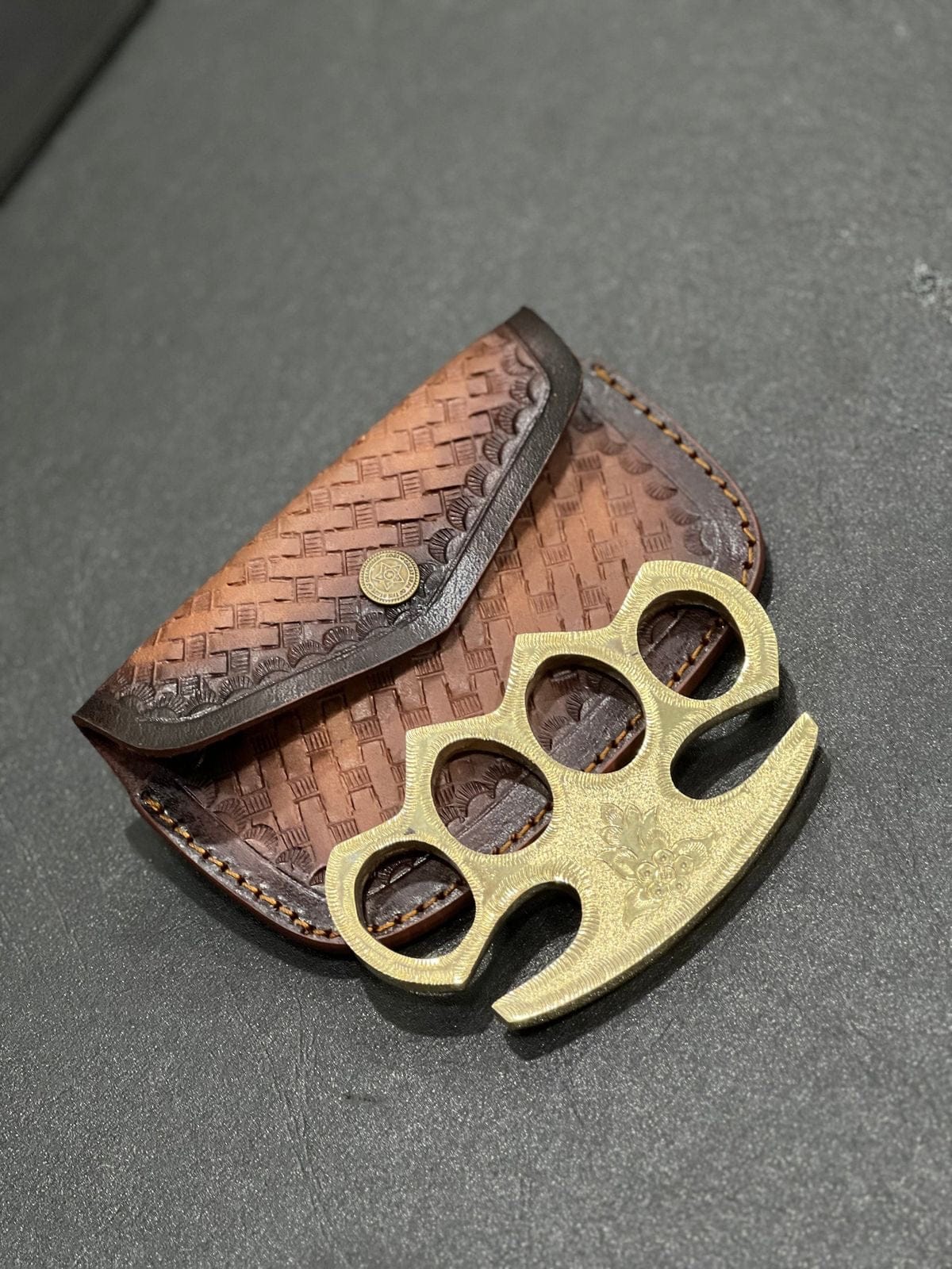 cskforged Custom engraved brass knuckle