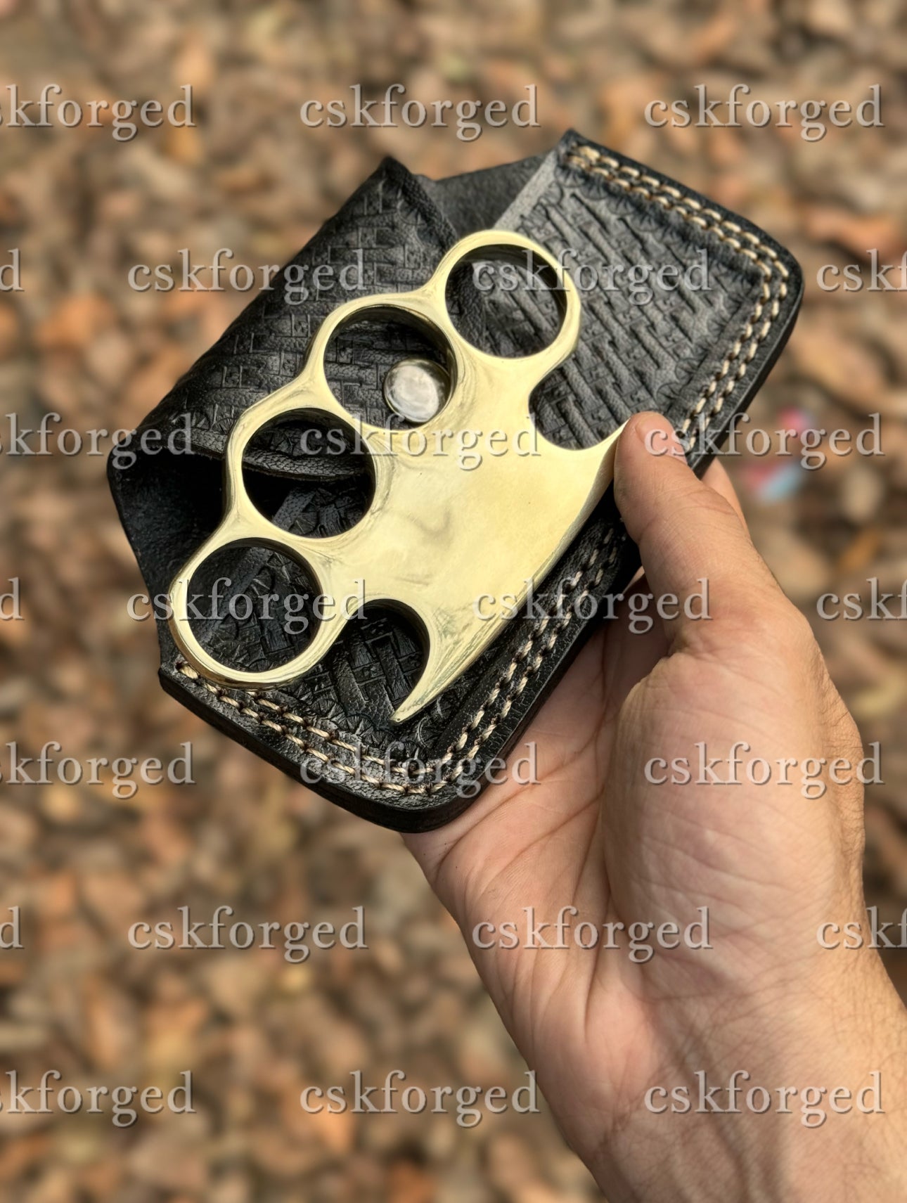 cskforged Custom Hand Casted Brass Knuckle
