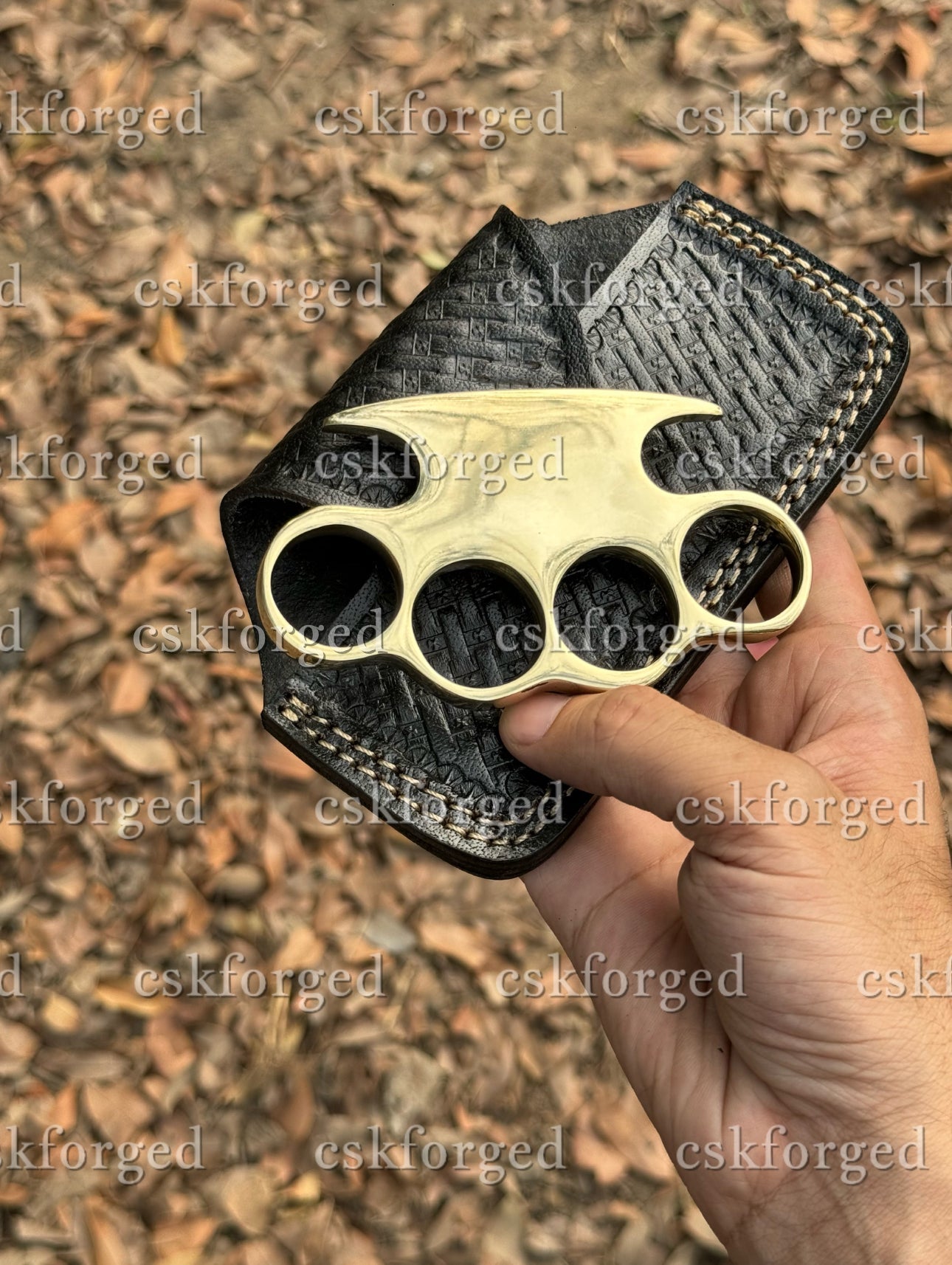 cskforged Custom Hand Casted Brass Knuckle