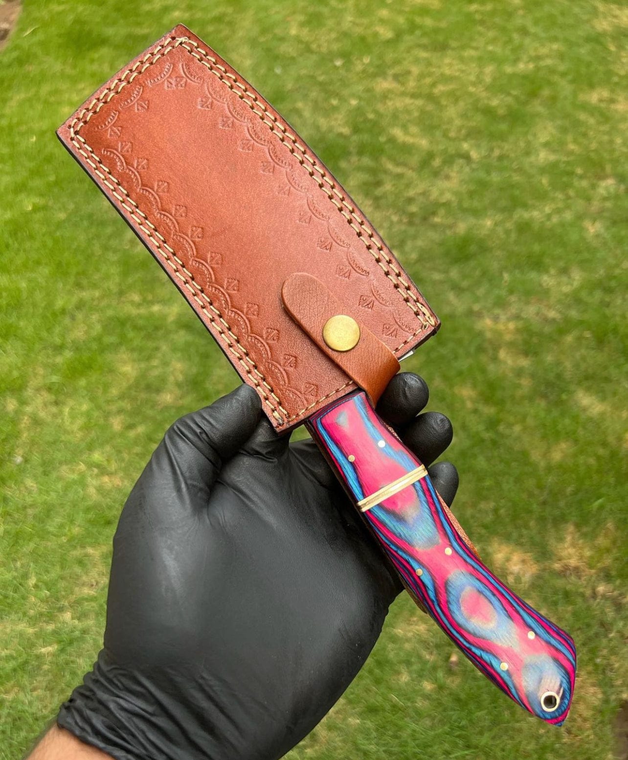 cskforged Custom Hand Forged High Carbon steel Cleaver Knife
