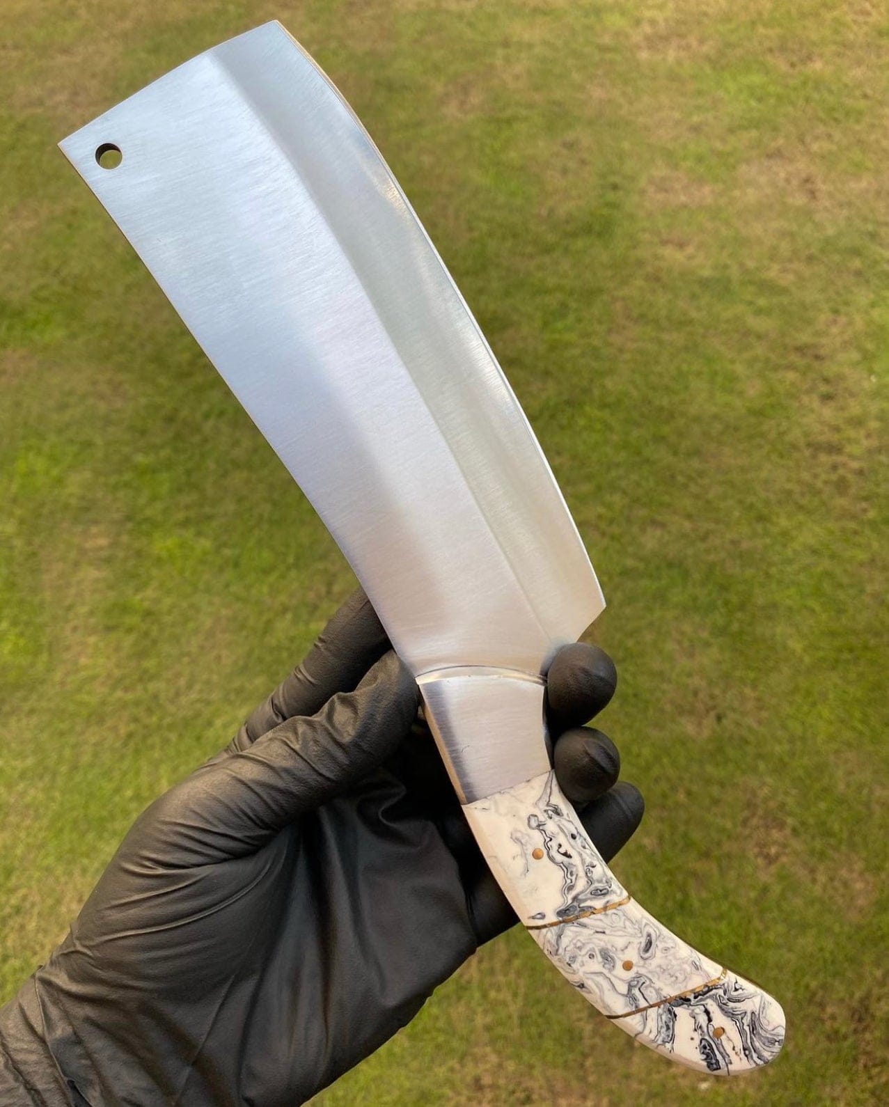 cskforged Custom Handmade D2 steel Cleaver/Chopper knife