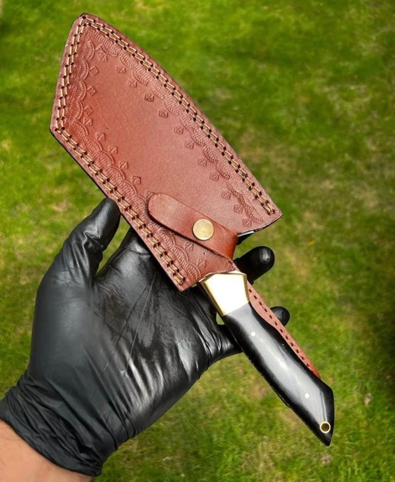 cskforged Custom Handmade D2 steel Cleaver Knife