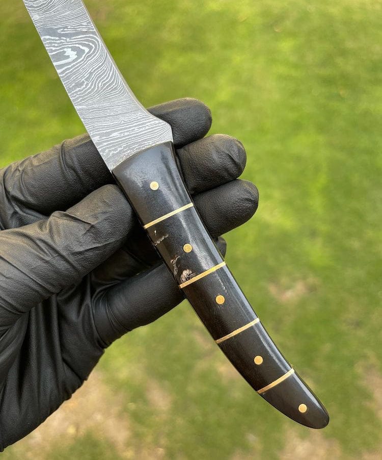 cskforged Custom Handmade Flexible Damascus Steel Fillet knife