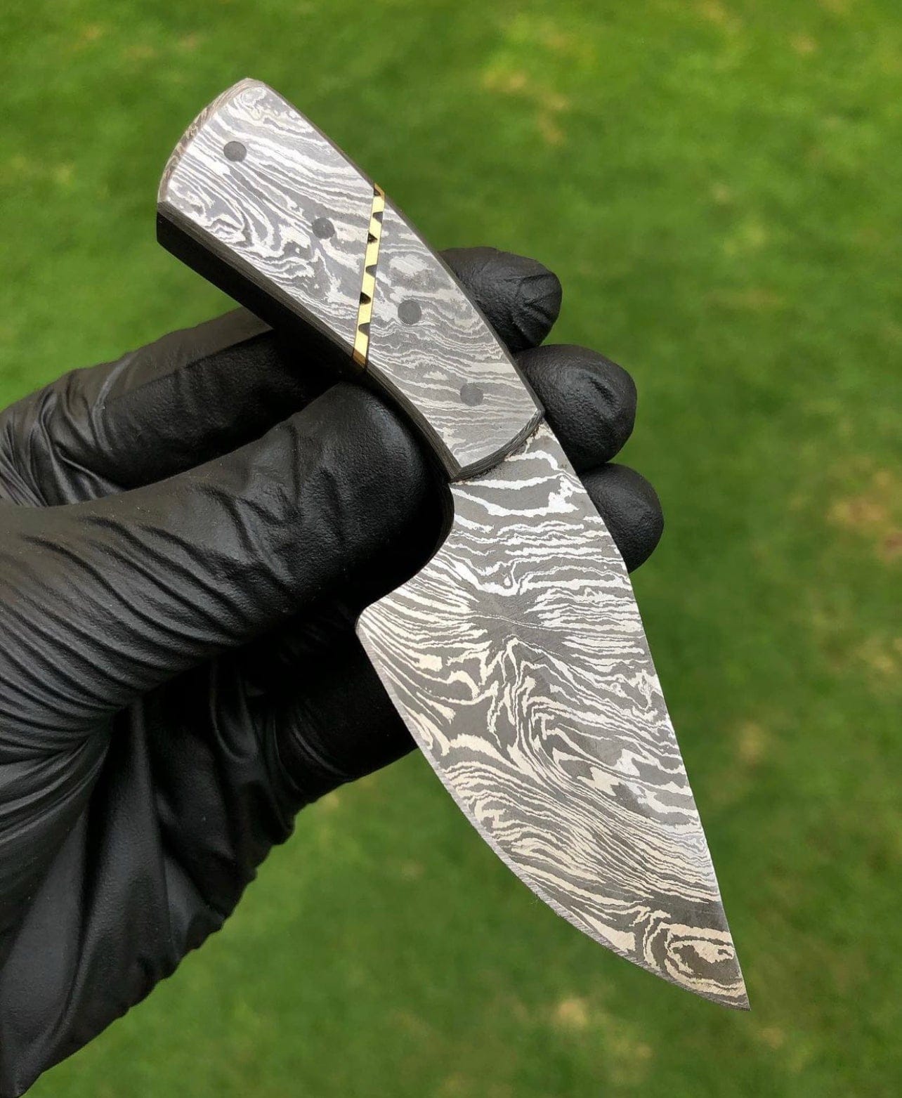 cskforged Custom Handmade Full Tang Damascus EDC knife