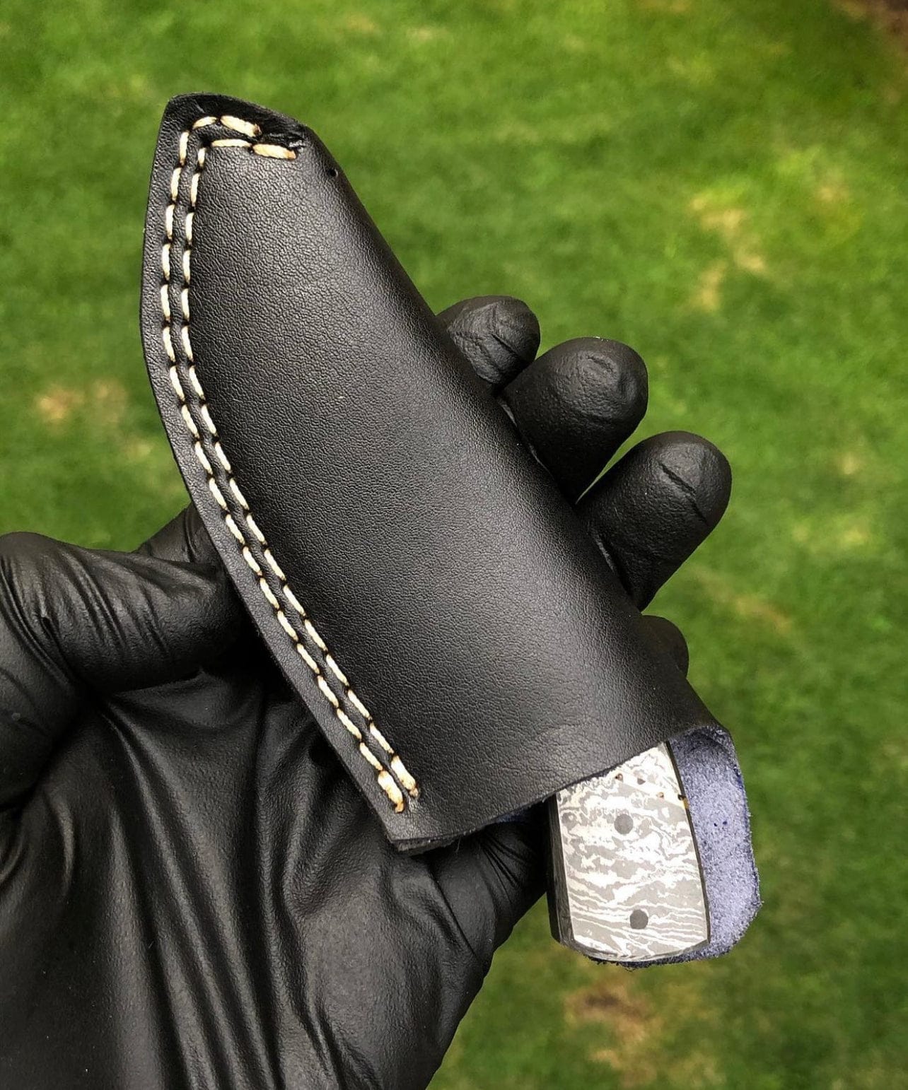 cskforged Custom Handmade Full Tang Damascus EDC knife