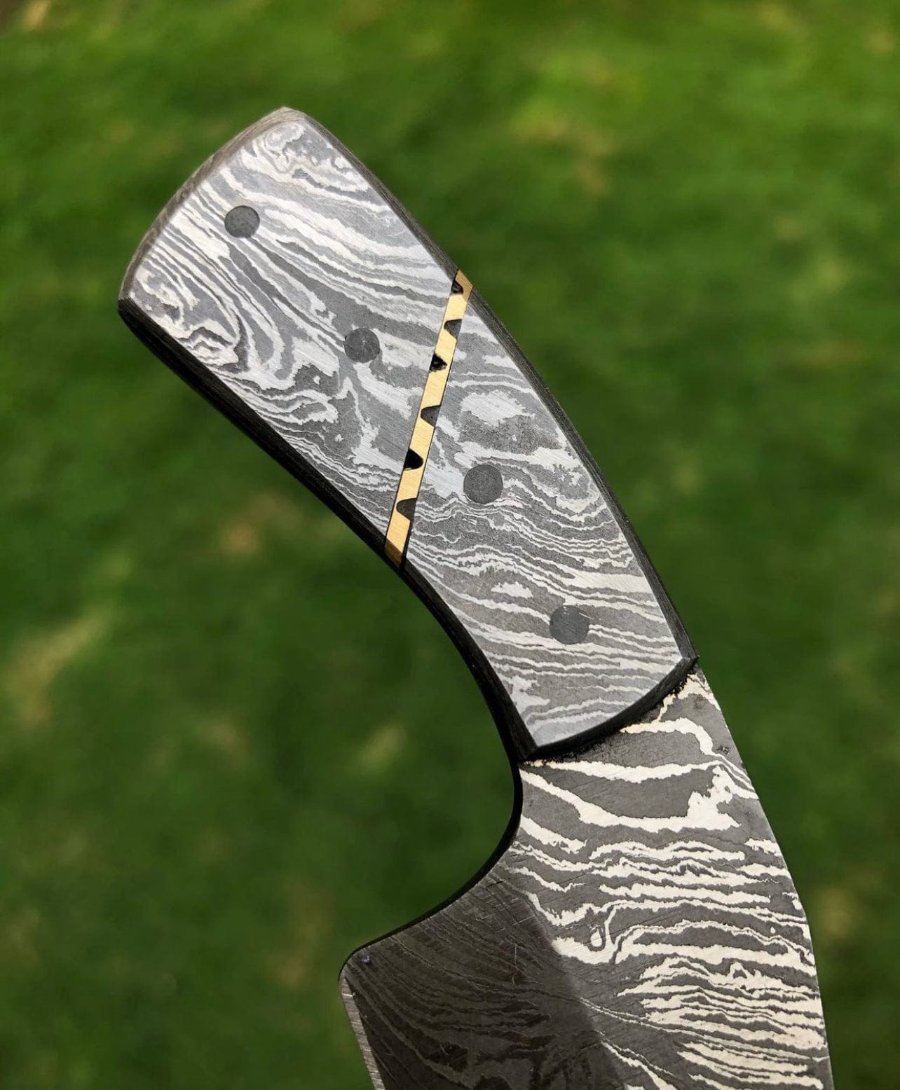cskforged Custom Handmade Full Tang Damascus EDC knife