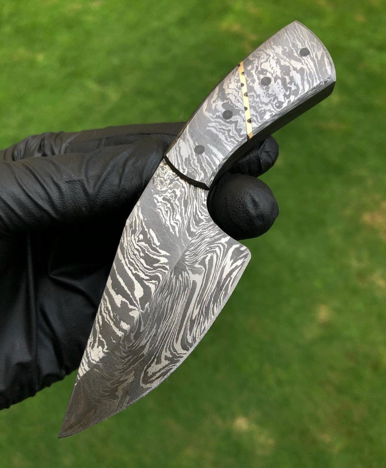 cskforged Custom Handmade Full Tang Damascus EDC knife