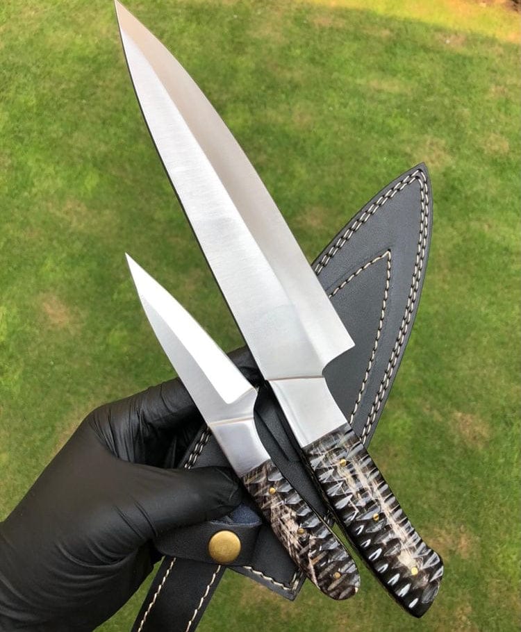 cskforged Custom made D2 steel 2 pieces chef set