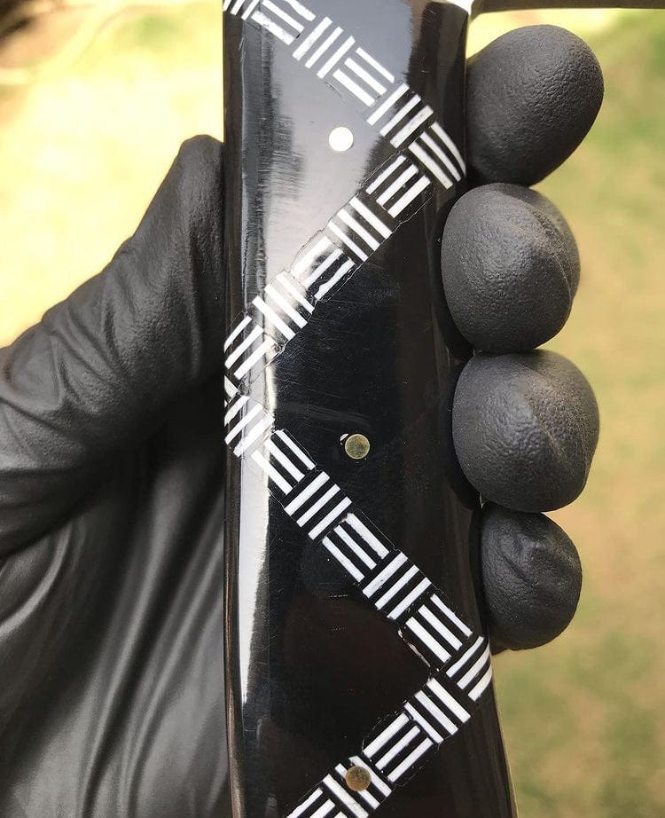 cskforged Custom Made D2 steel Chopped Cleaver