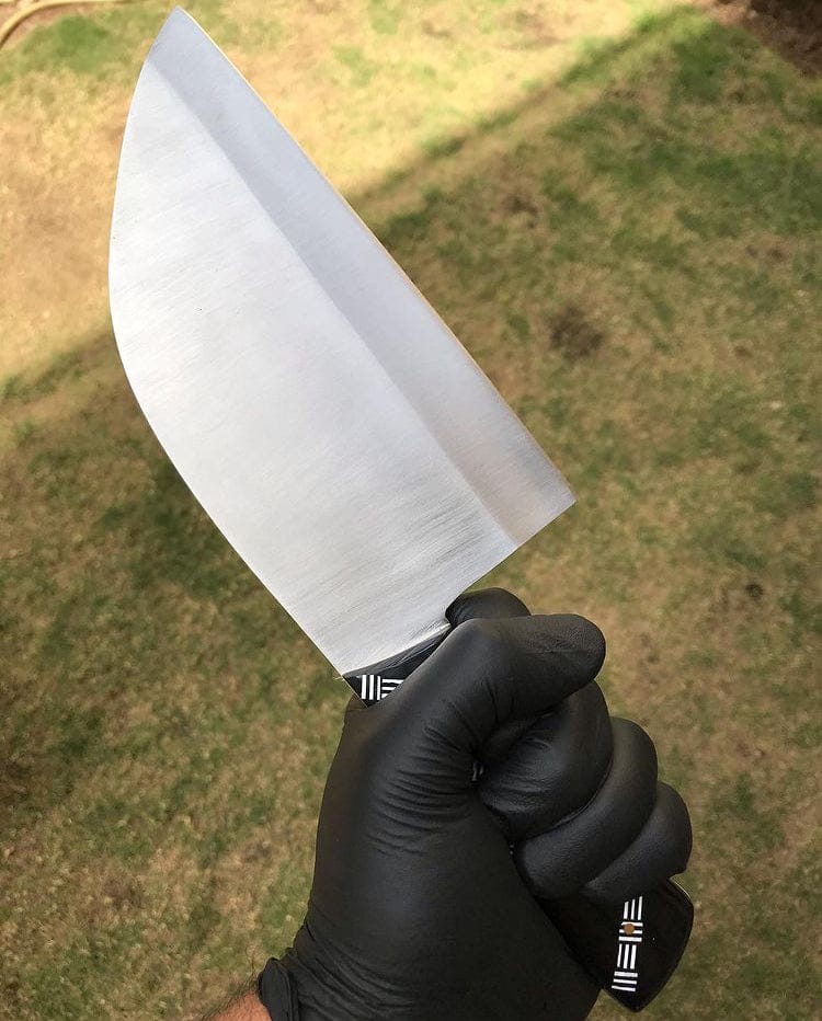 cskforged Custom Made D2 steel Chopped Cleaver