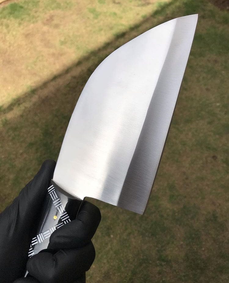 cskforged Custom Made D2 steel Chopped Cleaver