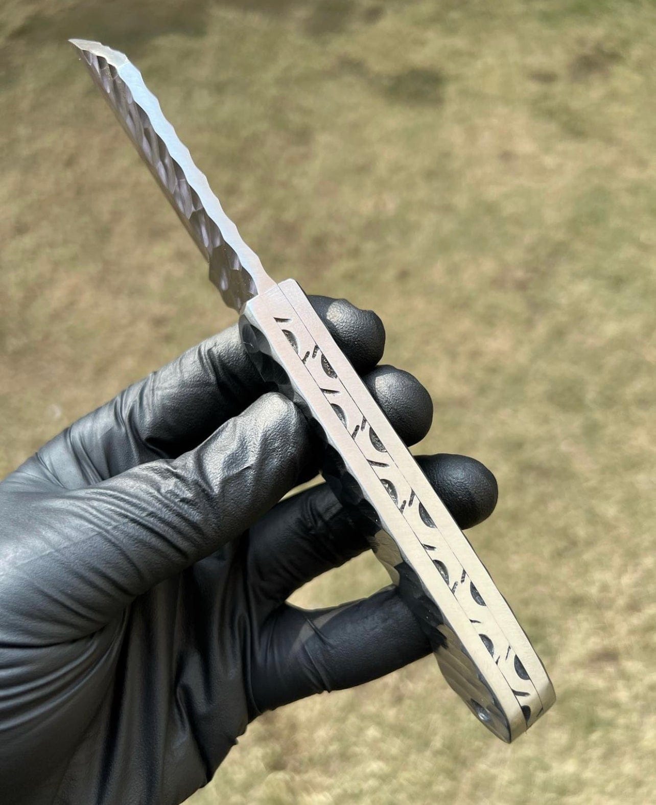 cskforged Custom made D2 steel drop point EDC knife