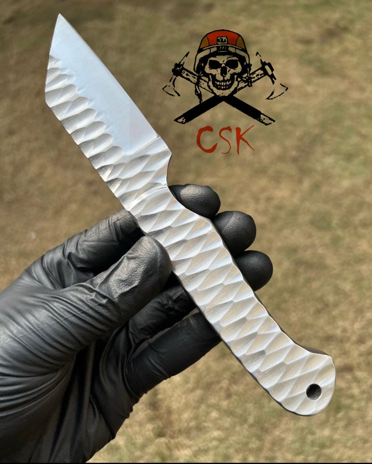cskforged Custom made D2 steel drop point EDC knife