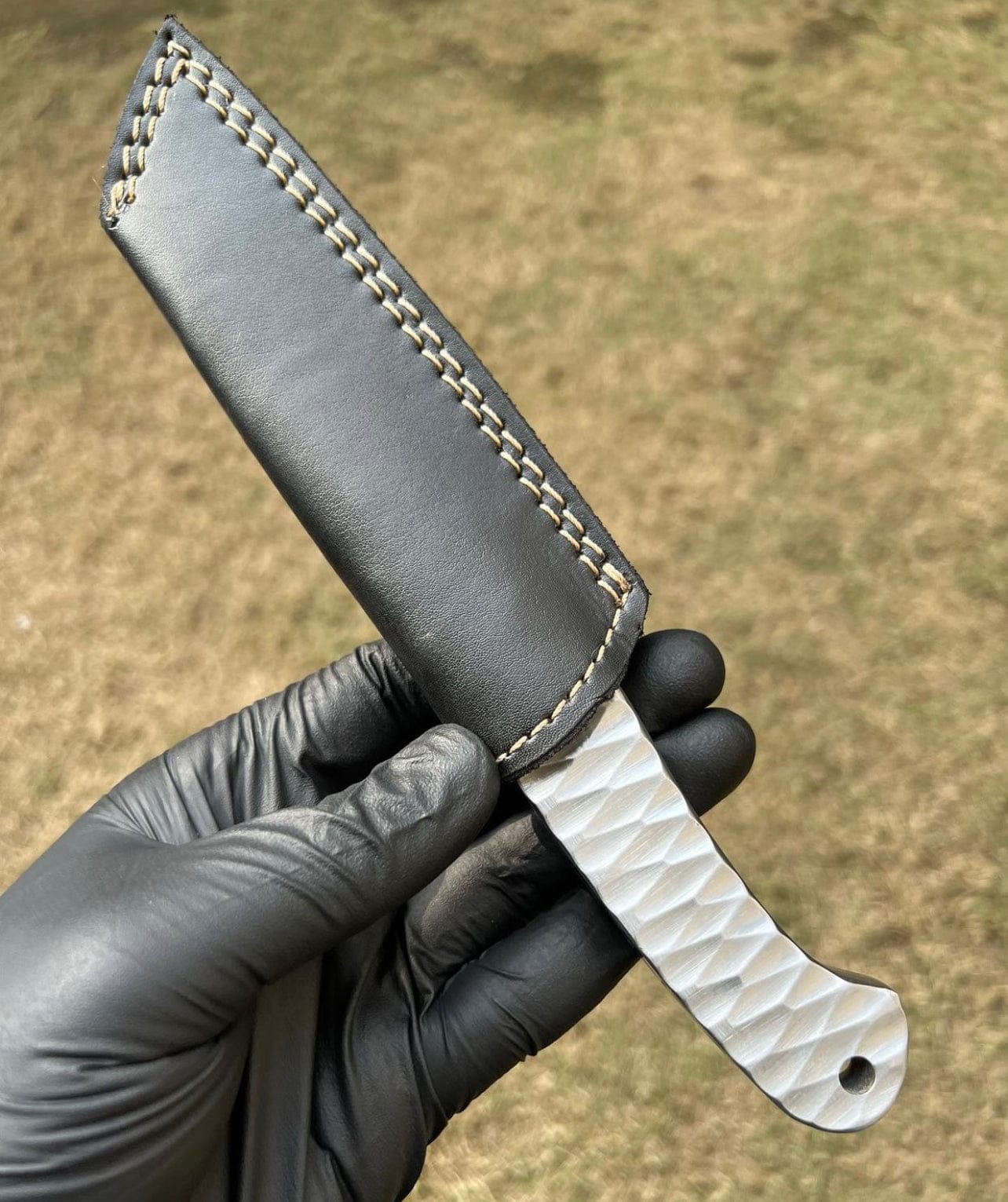 cskforged Custom made D2 steel drop point EDC knife