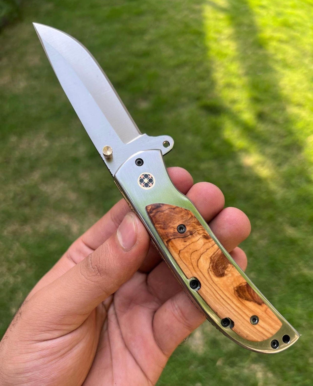 cskforged D2 steel Blade EDC Folding Pocket Knife
