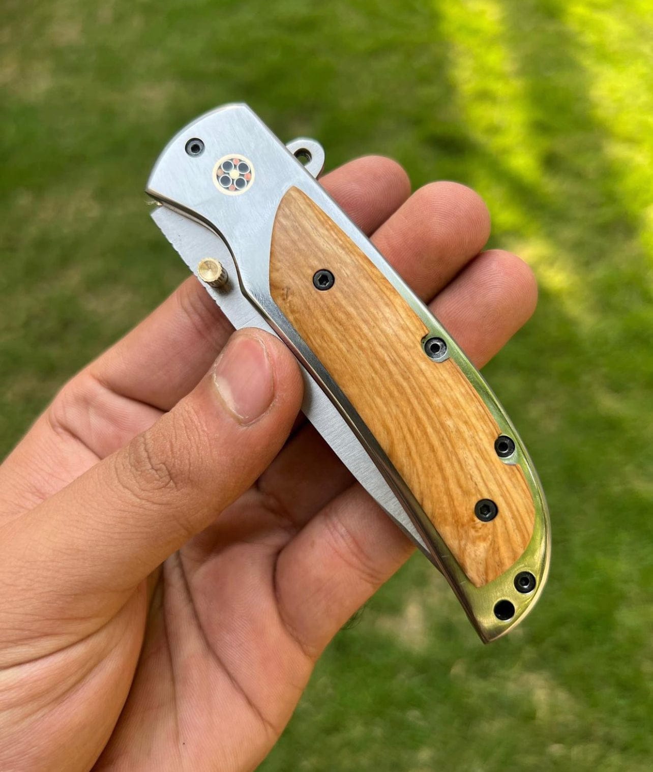 cskforged D2 steel Blade EDC Folding Pocket Knife