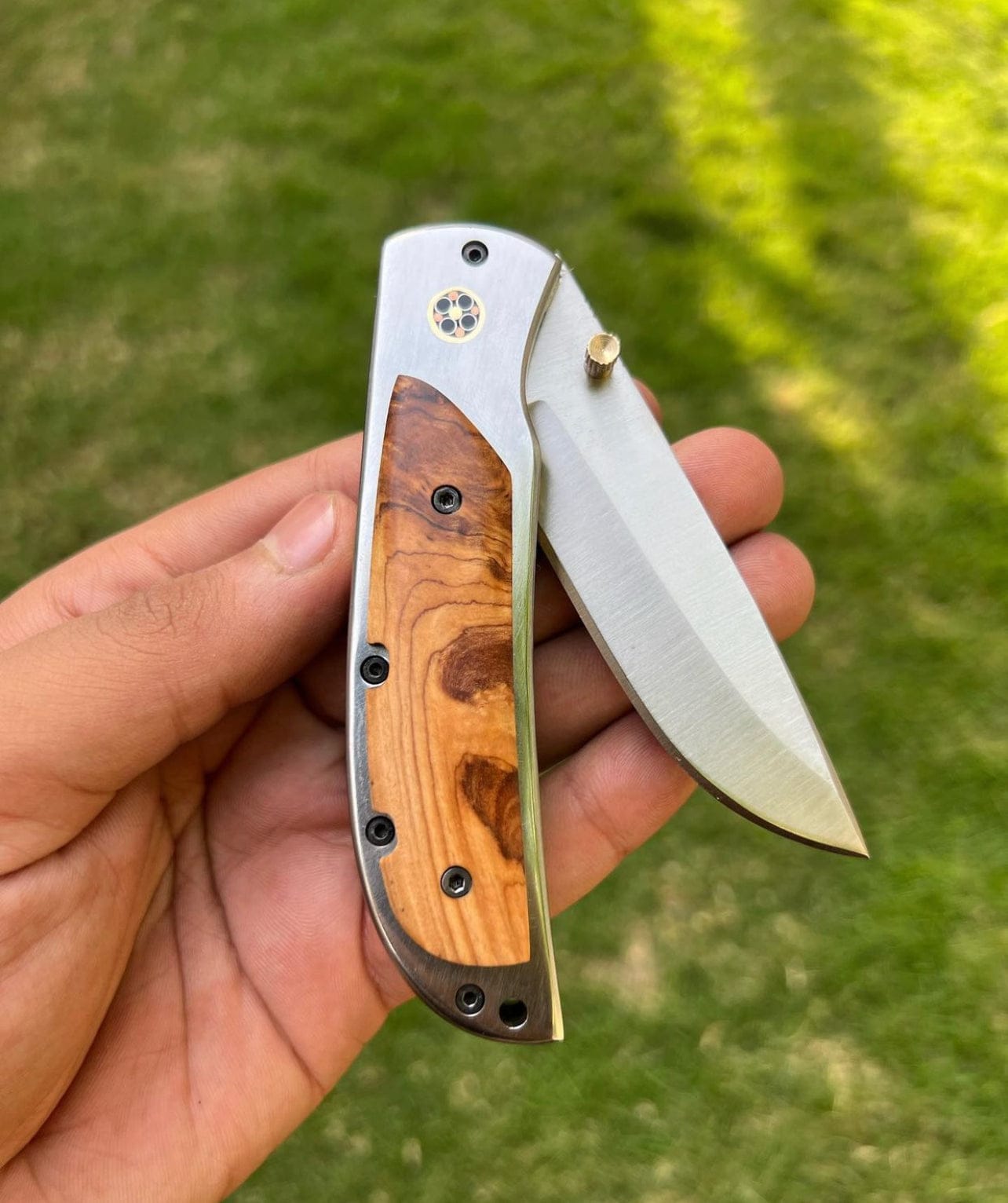 cskforged D2 steel Blade EDC Folding Pocket Knife
