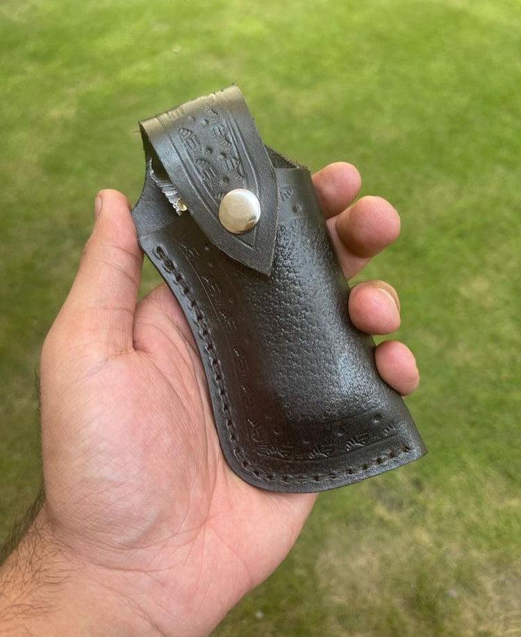 cskforged Damascus folding Damascus Blade EDC Folding Pocket Knife