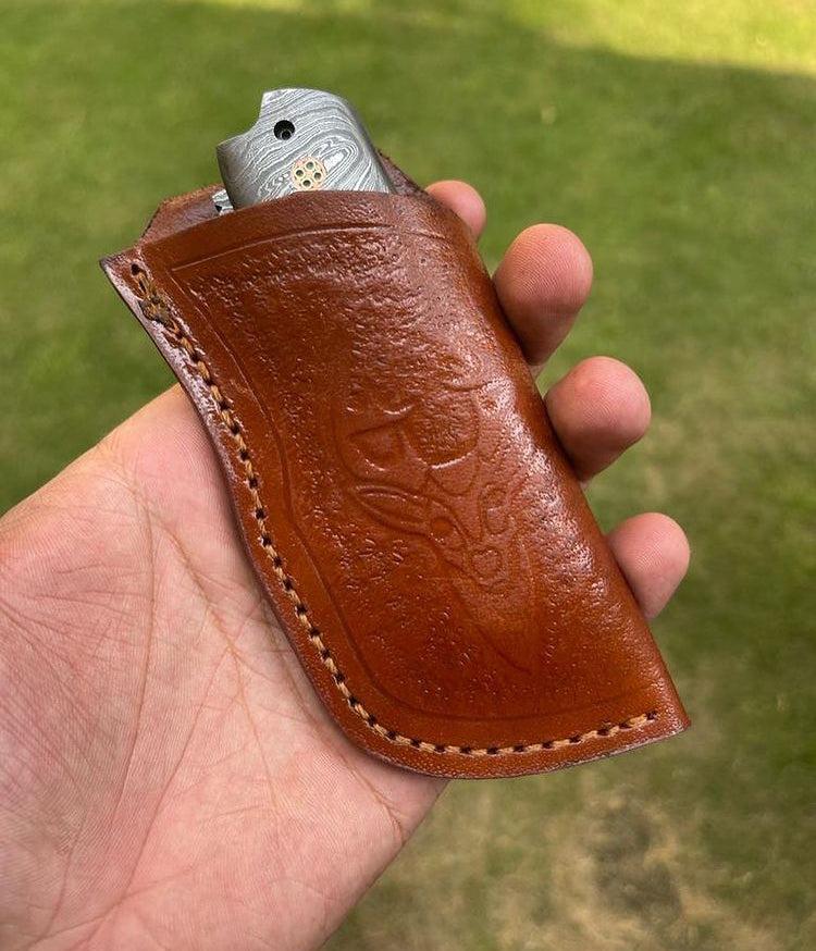 cskforged Damascus folding Damascus Folding Blade EDC Pocket Knife