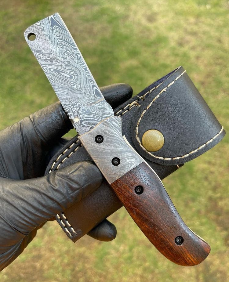 cskforged Damascus folding Damascus Folding Blade EDC Pocket Knife