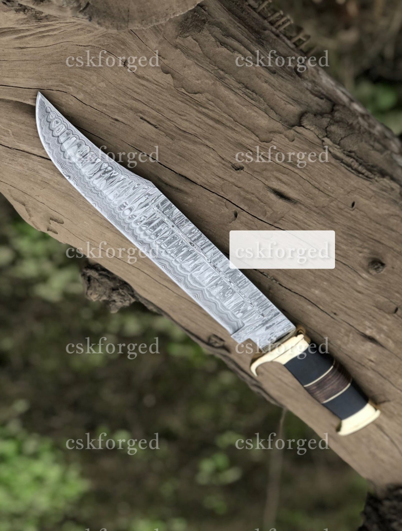 cskforged Dundee knife Handmade Damascus Steel Crocodile Dundee Knife By Paul Hogan| cskforged
