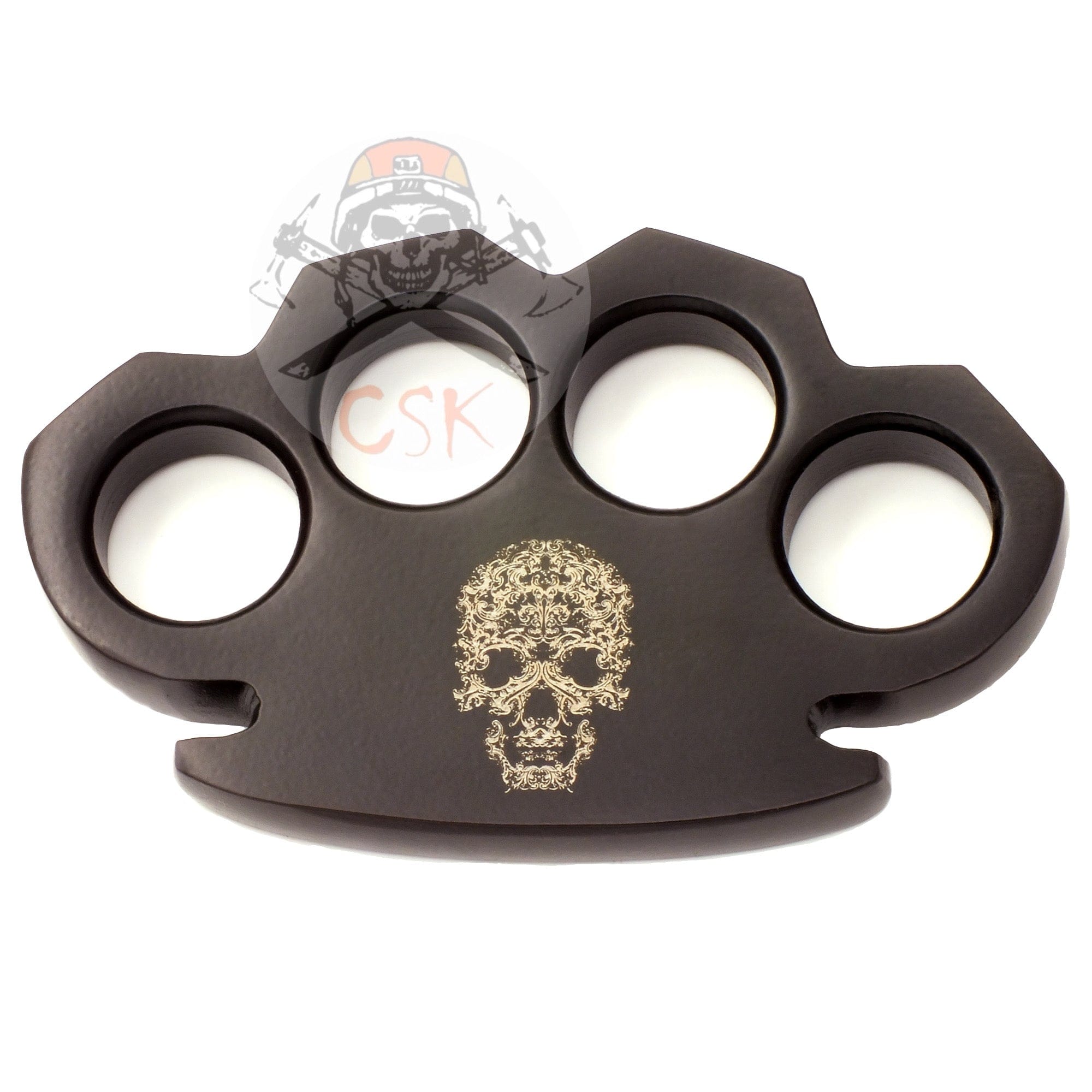 cskforged Filigree Skull Steampunk Solid Steel Brass Knuckle
