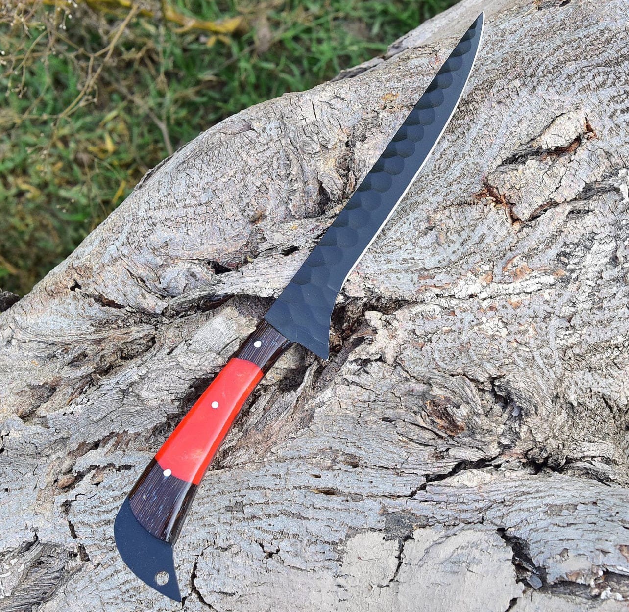 cskforged Fisher fillet Fixed Blade D2 steel fillet knife