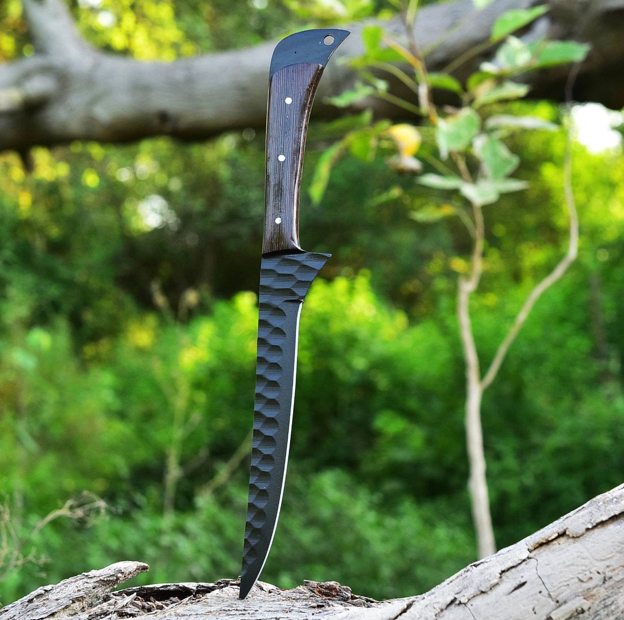 cskforged Fisher fillet Fixed Blade D2 steel fillet knife