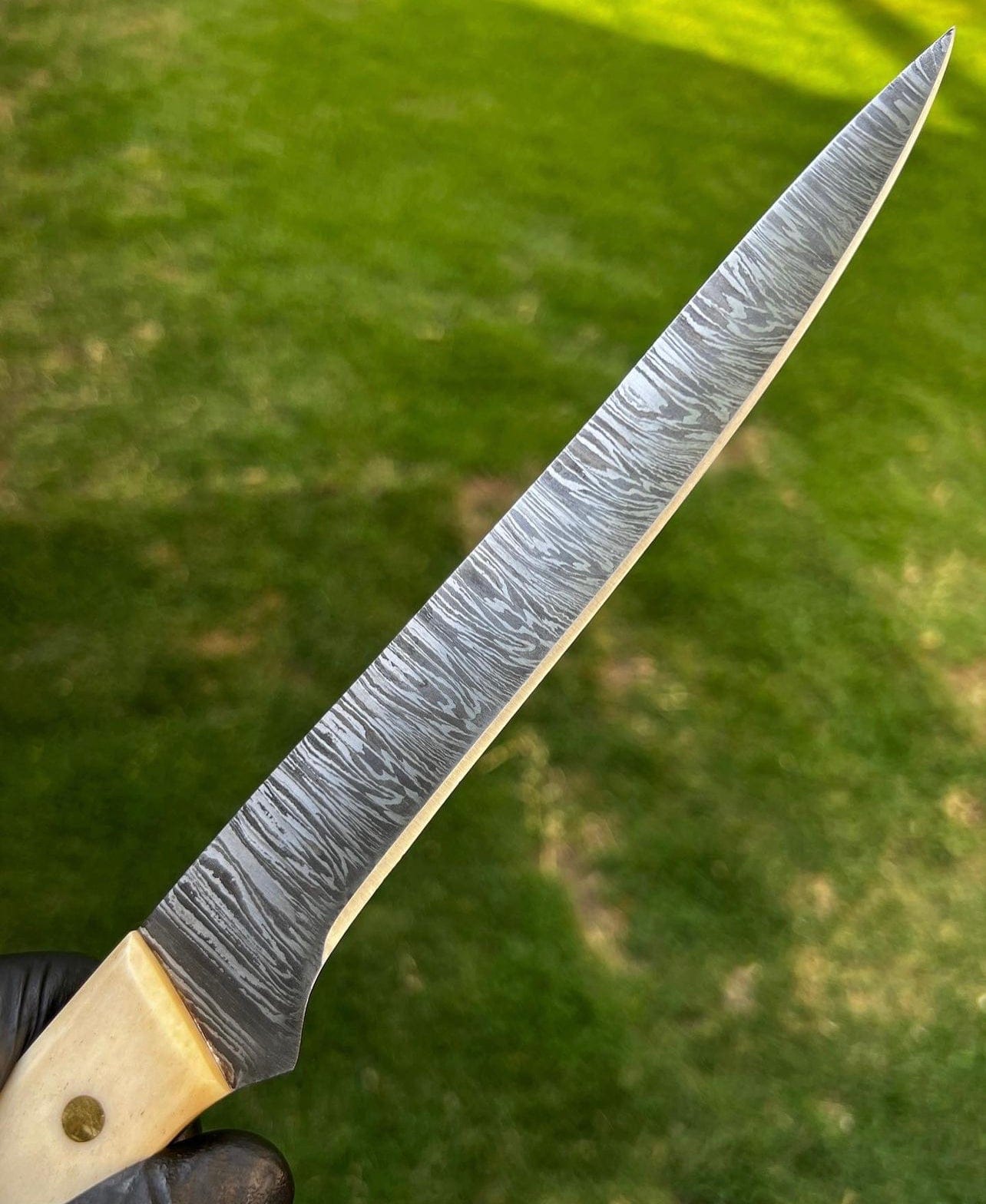 cskforged Fisher fillet Handmade Damascus steel fillet knife