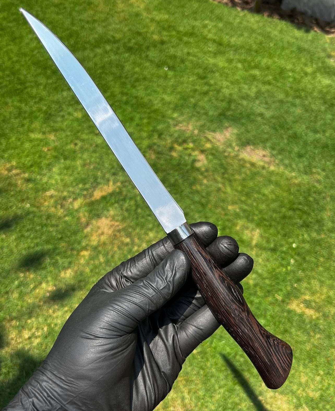 cskforged Fisher fillet Stainless 440C Steel Fillet-Boning Knife with Stained Wenge wood handle by cskforged