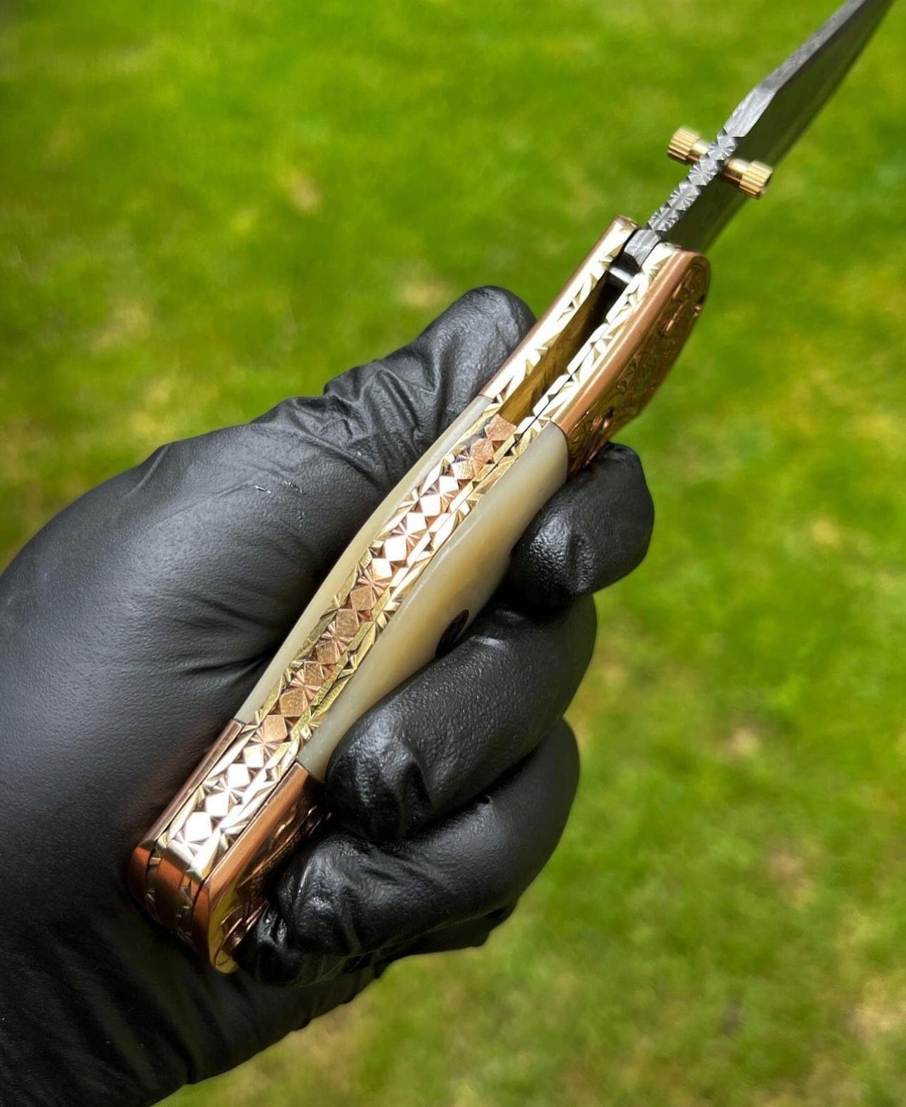 cskforged Folding Dmascus Pocket Knife/EDC Pocket Folding