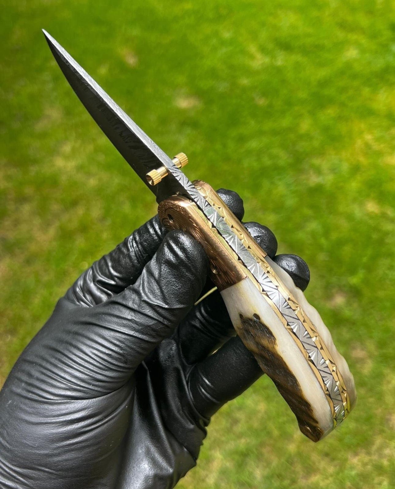 cskforged Folding Dmascus Pocket Knife/EDC Pocket Folding