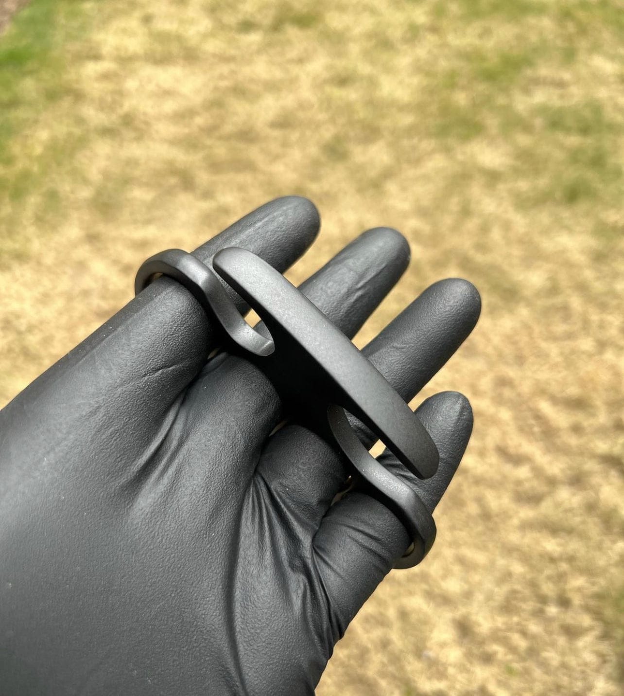 cskforged Hand Casted Black coated knuckle