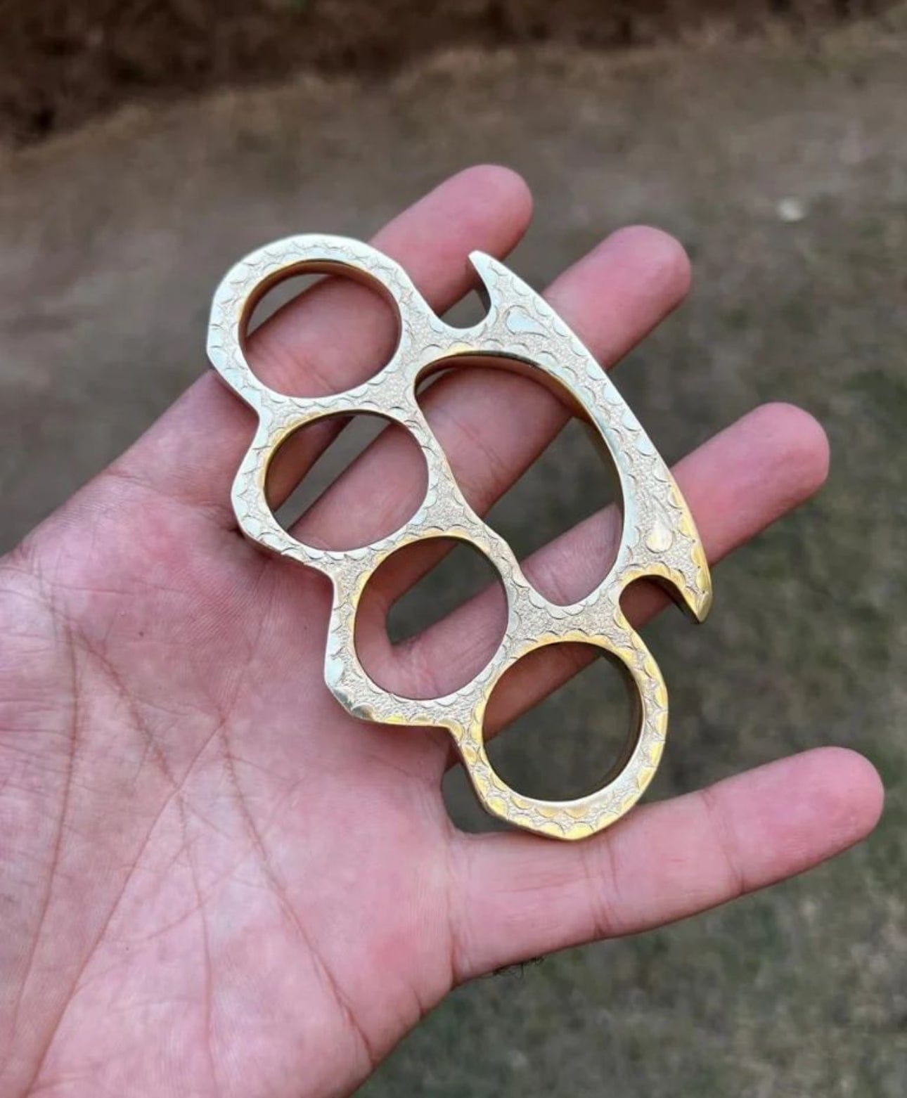 cskforged Hand Engraved Brass knuckle