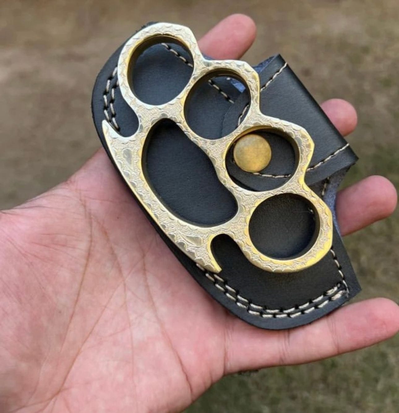 cskforged Hand Engraved Brass knuckle
