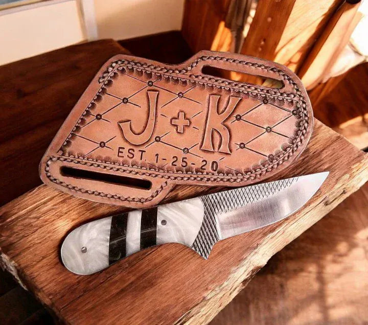 cskforged Handmade Cowboy Knife - Full Tang Rasp Tool Steel