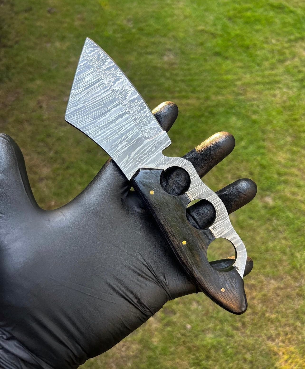 cskforged Handmade Damascus Knuckle Knife