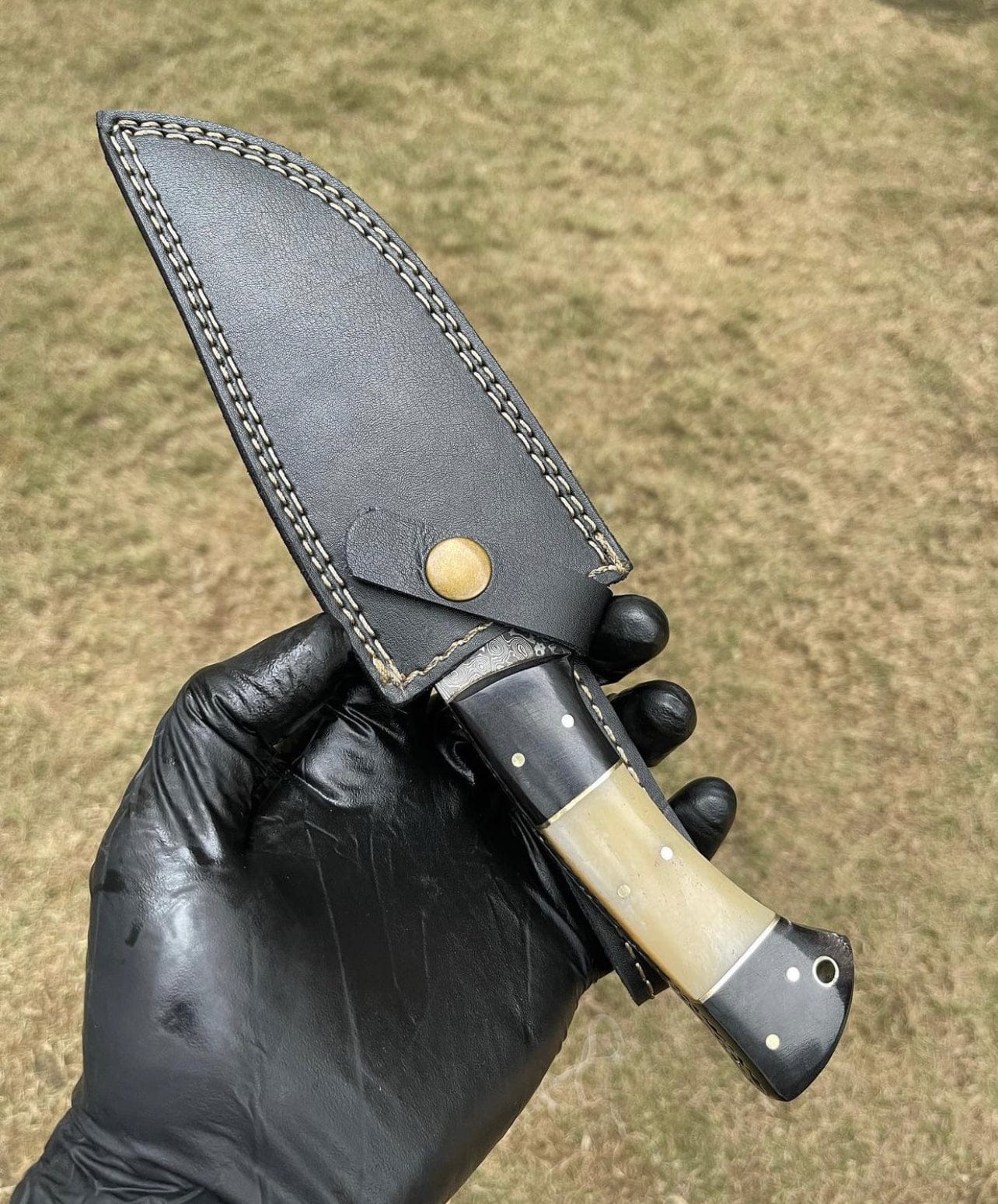 cskforged Handmade Damascus Steel Hunting Knife
