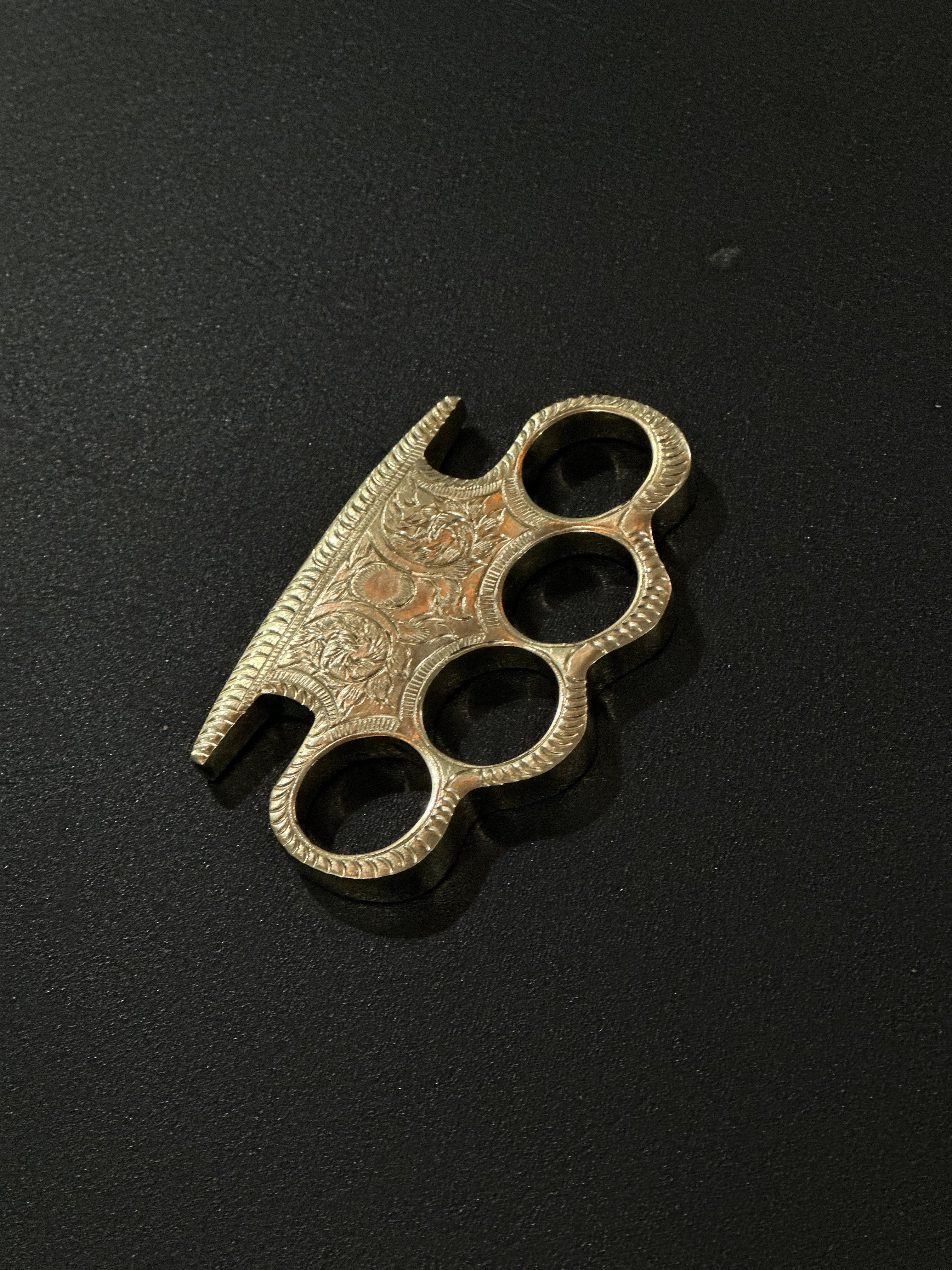 cskforged Handmade Engraved Brass knuckle