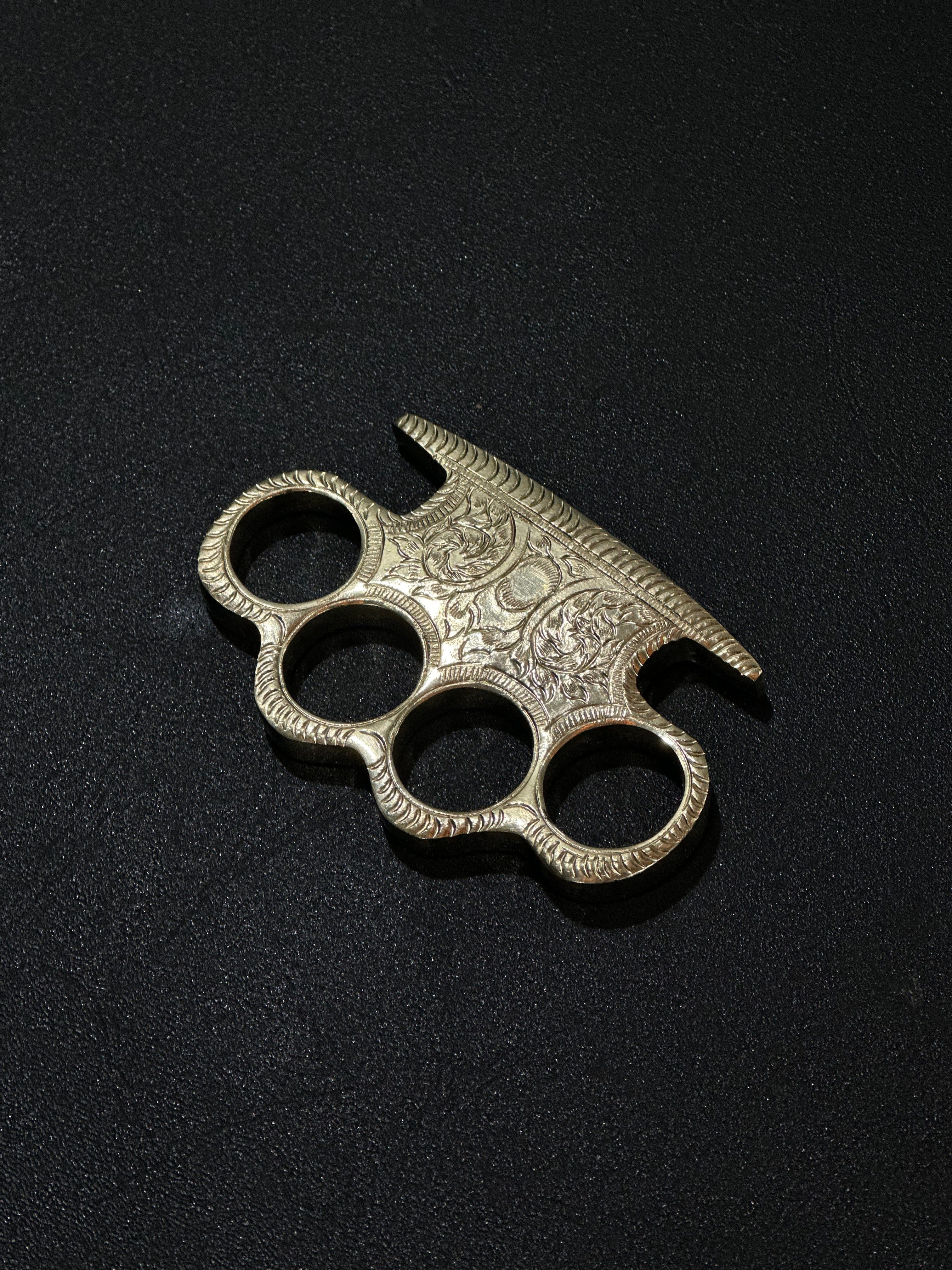 cskforged Handmade Engraved Brass knuckle