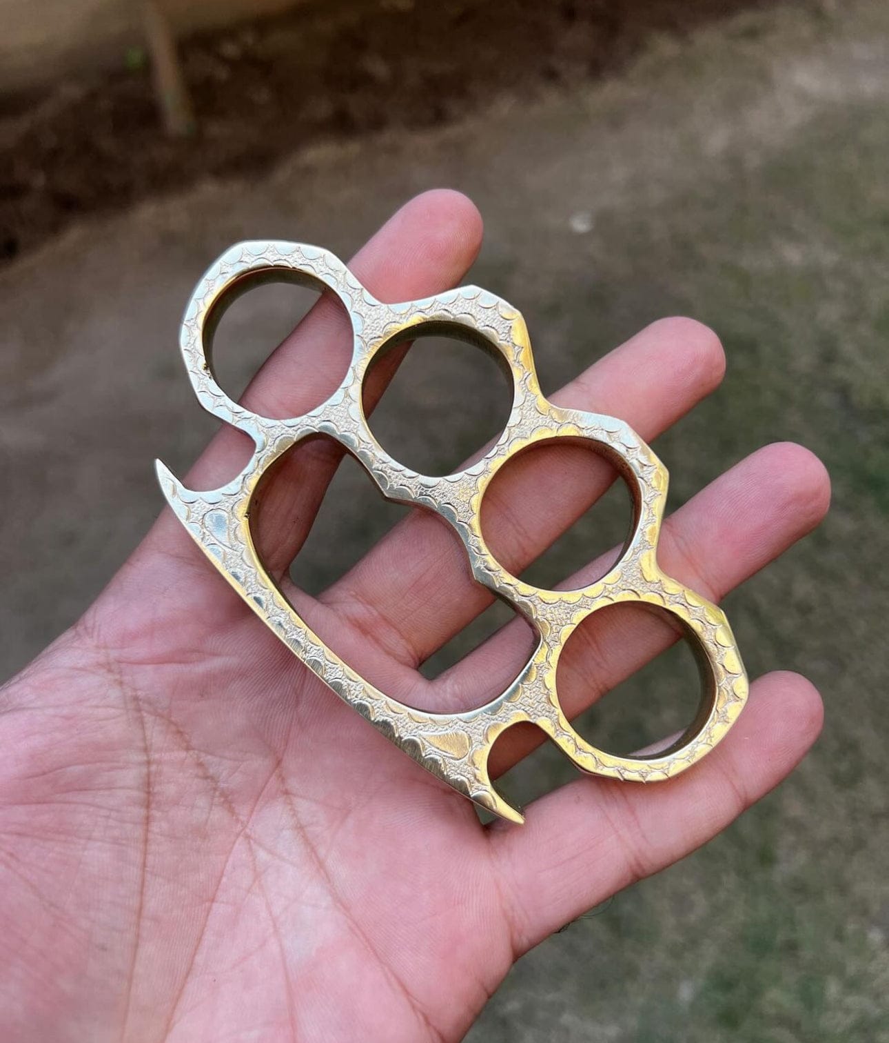 cskforged Handmade Engraved Brass knuckle