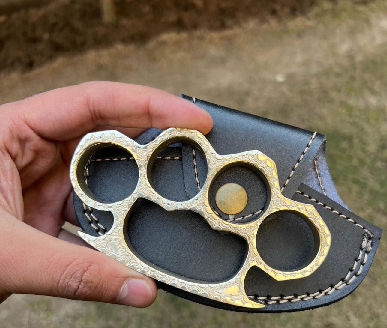 cskforged Handmade Engraved Brass knuckle