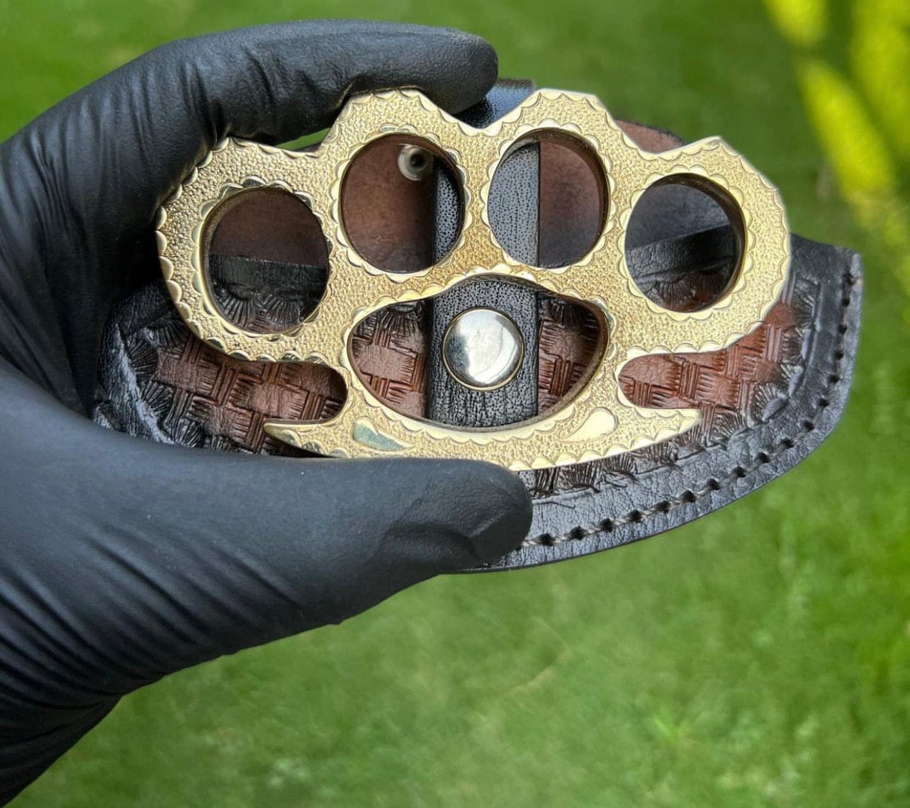 cskforged Handmade Engraved Brass knuckle