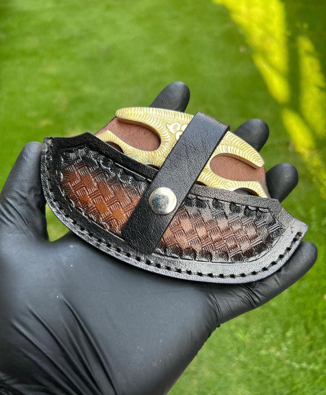 cskforged Handmade Engraved Brass knuckle