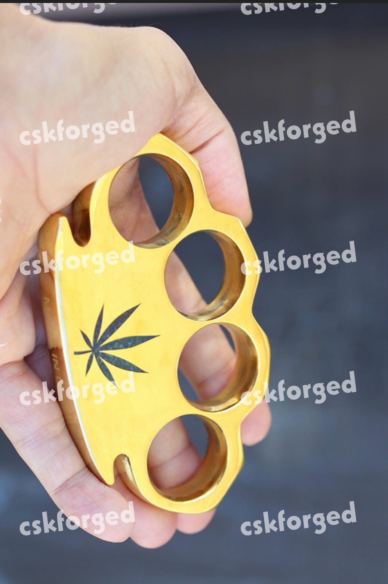 cskforged Hemp Brass Knuckles