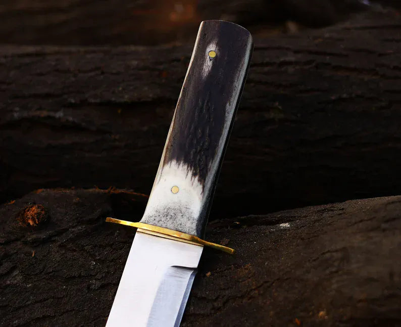 cskforged Hunting knives Antler Hunting Knife Handmade Stainless Steel Best Hunting Companion Knife