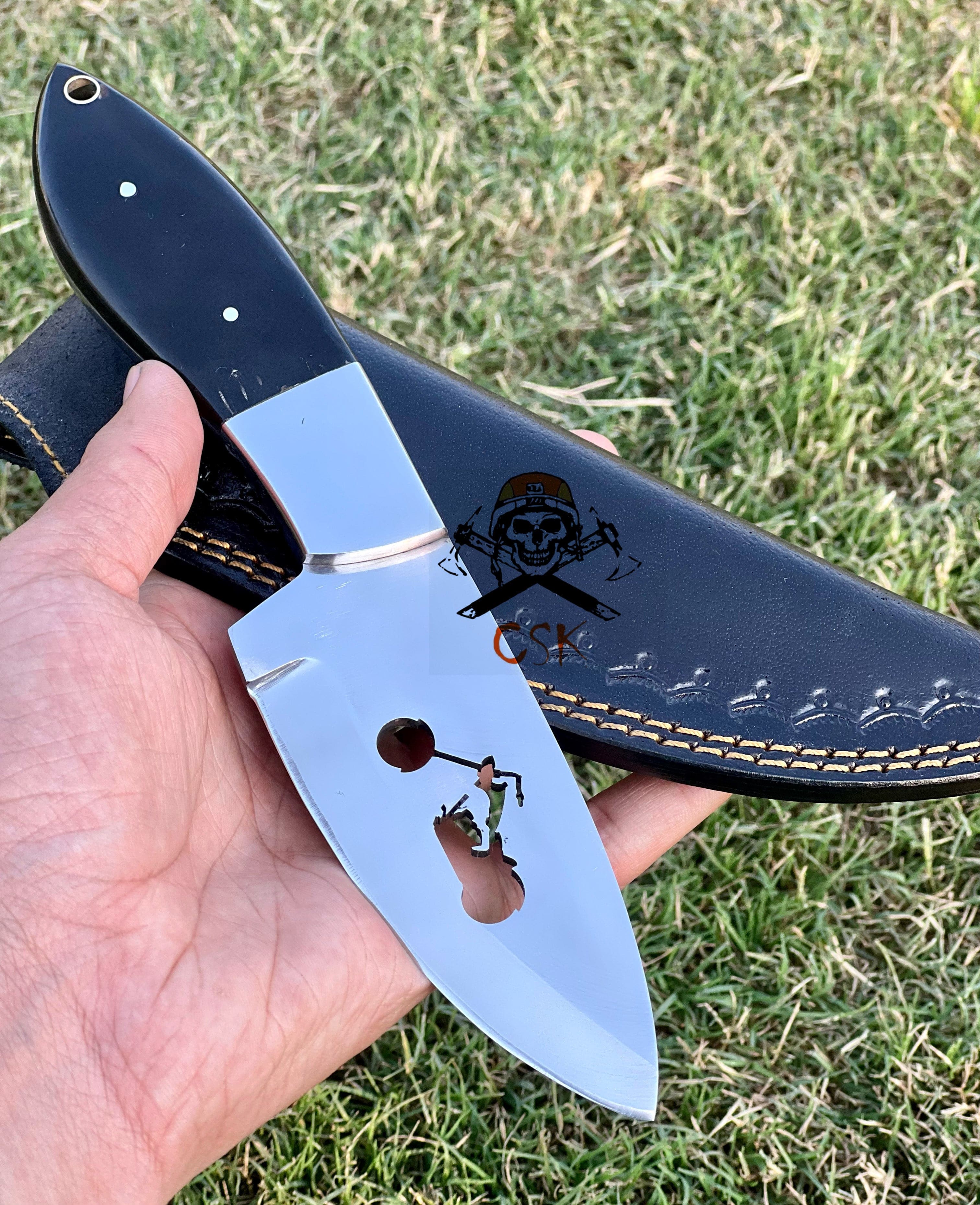 cskforged Hunting knives Biker knife - Handmade J2 Steel Wirecut Blade Hunting Knives