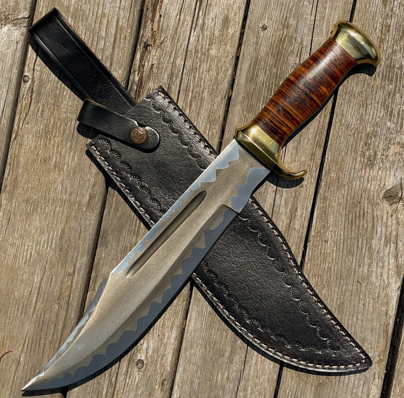 cskforged Hunting knives Brave Exploration II Outdoor Hunting Bowie Knife