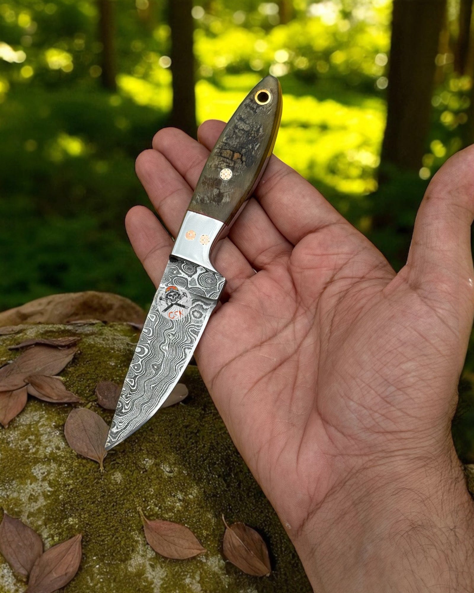cskforged Hunting knives Buckaroo Ranch Knife With Belt Sheath