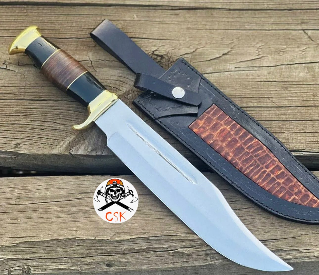 cskforged Hunting knives Crocodile Dundee Bowie Knife by cskforged